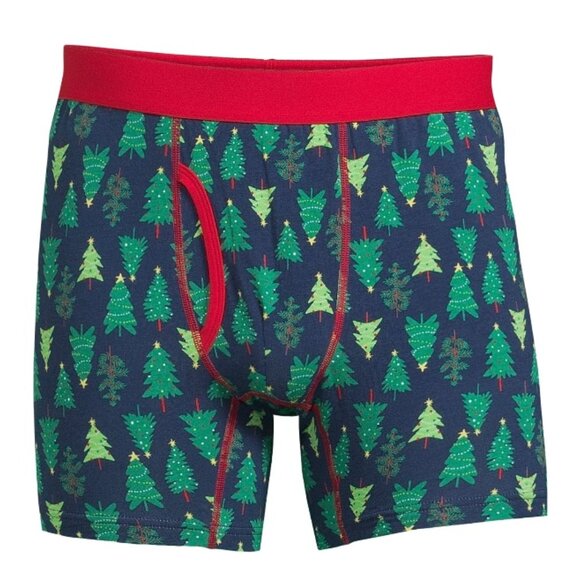 Men's Holiday Time Boxer Briefs CHRISTMAS TREE - Picture 3 of 4